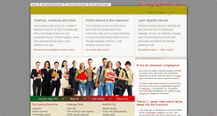 Desktop Screenshot of livingspanish.com
